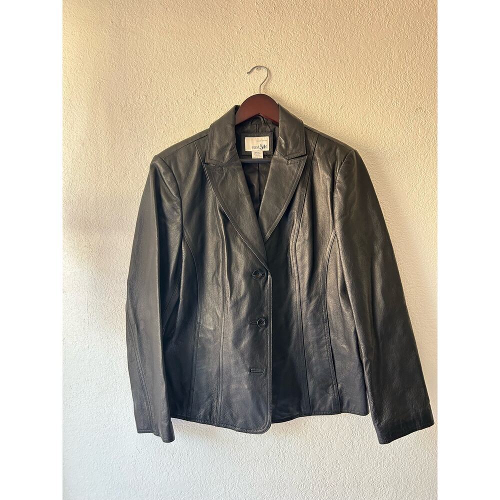East 5th Black Leather jacket